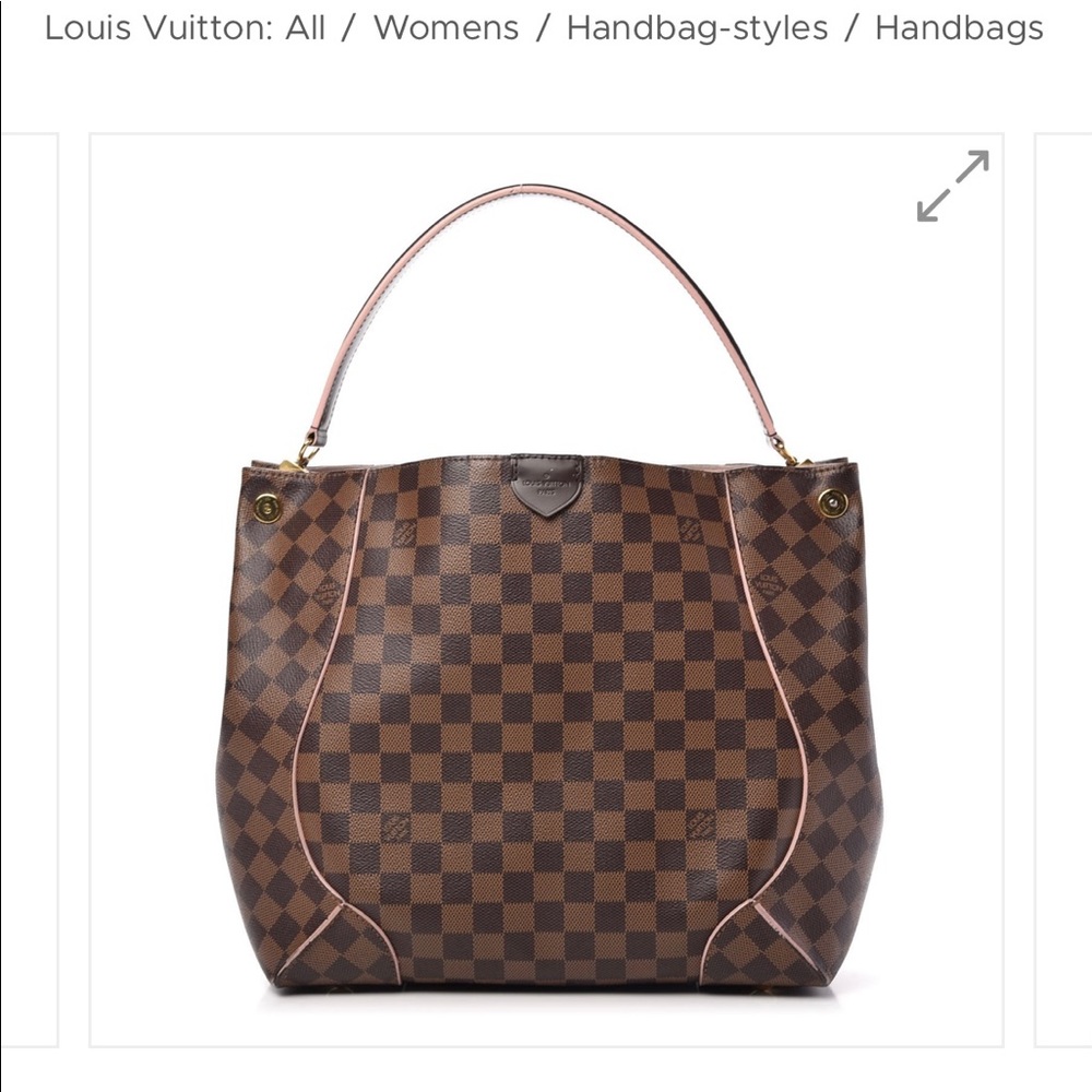 Authentic LV Caissa Hobo Damier bag